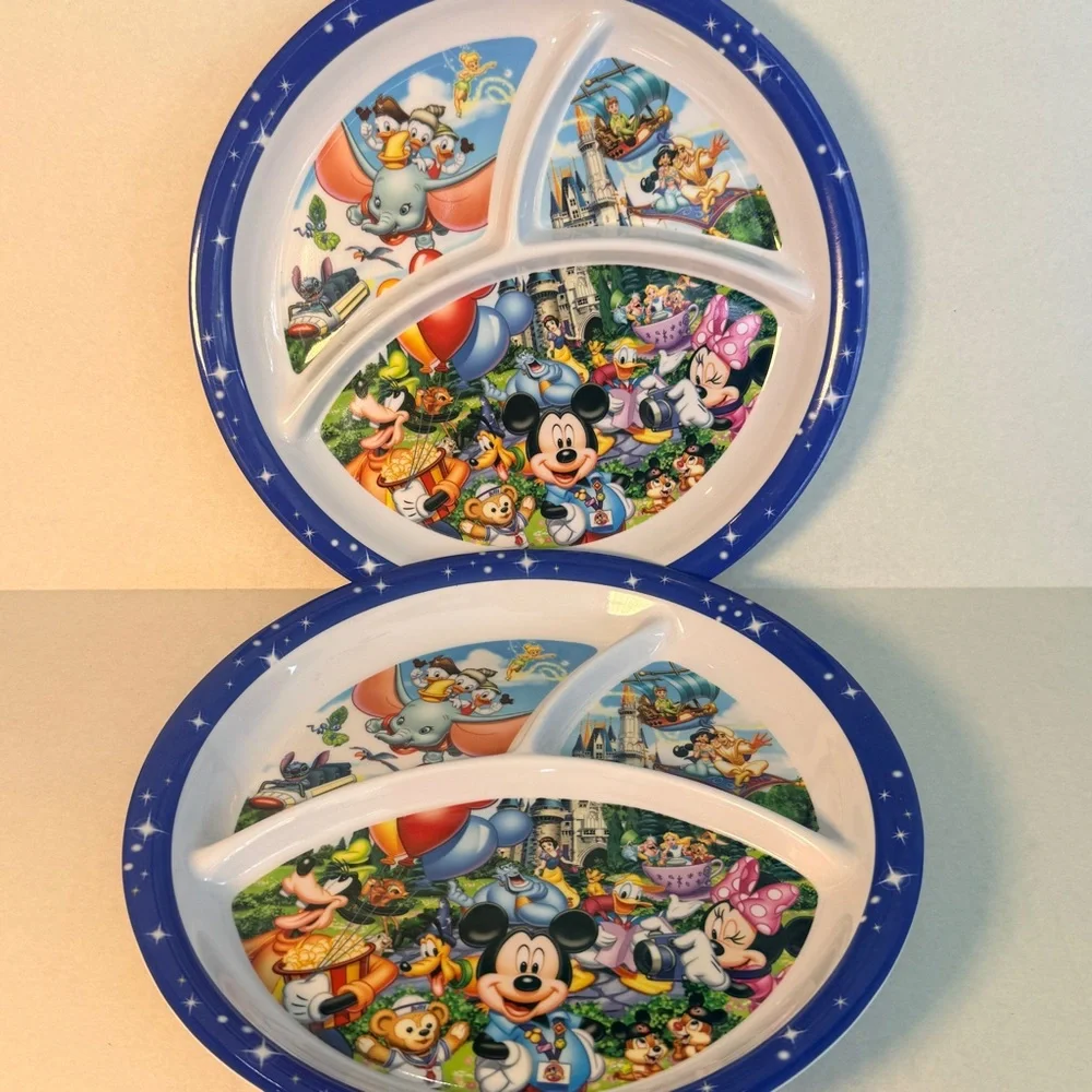Walt Disney World Parks Souvenir Divided Plate 10
